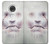 S0884 Horror Face Case Cover Custodia per Motorola Moto G7, Moto G7 Plus
