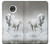 S0932 White Horse Case Cover Custodia per Motorola Moto G7, Moto G7 Plus