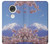 S1060 Mount Fuji Sakura Cherry Blossom Case Cover Custodia per Motorola Moto G7, Moto G7 Plus