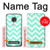 S1723 Mint Chevron Zigzag Case Cover Custodia per Motorola Moto G7, Moto G7 Plus