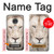 S2399 White Lion Face Case Cover Custodia per Motorola Moto G7, Moto G7 Plus
