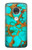 S2688 Aqua Copper Turquoise Gemstone Graphic Case Cover Custodia per Motorola Moto G7, Moto G7 Plus