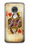 S2833 Poker Card Queen Hearts Case Cover Custodia per Motorola Moto G7, Moto G7 Plus