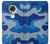 S2958 Army Blue Camo Camouflage Case Cover Custodia per Motorola Moto G7, Moto G7 Plus