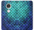 S3047 Green Mermaid Fish Scale Case Cover Custodia per Motorola Moto G7, Moto G7 Plus