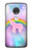 S3070 Rainbow Unicorn Pastel Sky Case Cover Custodia per Motorola Moto G7, Moto G7 Plus