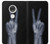 S3101 X-ray Peace Sign Fingers Case Cover Custodia per Motorola Moto G7, Moto G7 Plus