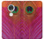 S3201 Pink Peacock Feather Case Cover Custodia per Motorola Moto G7, Moto G7 Plus