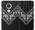 S3363 Bandana Black Pattern Case Cover Custodia per Motorola Moto G7, Moto G7 Plus