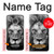 S3372 Lion Face Case Cover Custodia per Motorola Moto G7, Moto G7 Plus