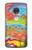 S3407 Hippie Art Case Cover Custodia per Motorola Moto G7, Moto G7 Plus