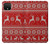 S2835 Christmas Reindeer Knitted Pattern Case Cover Custodia per Google Pixel 4