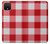 S3535 Red Gingham Case Cover Custodia per Google Pixel 4