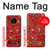 S3354 Red Classic Bandana Case Cover Custodia per OnePlus 7T