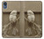 S1386 Paper Sculpture Owl Case Cover Custodia per Motorola Moto E6, Moto E (6th Gen)