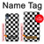 S1611 Checkerboard Chess Board Case Cover Custodia per Motorola Moto E6, Moto E (6th Gen)