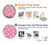 S2858 Pink Flamingo Pattern Case Cover Custodia per Motorola Moto E6, Moto E (6th Gen)