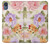 S3035 Sweet Flower Painting Case Cover Custodia per Motorola Moto E6, Moto E (6th Gen)