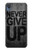 S3367 Never Give Up Case Cover Custodia per Motorola Moto E6, Moto E (6th Gen)