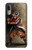 S0796 Japan Red Samurai Case Cover Custodia per Motorola Moto E6 Plus, Moto E6s