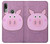 S3269 Pig Cartoon Case Cover Custodia per Motorola Moto E6 Plus, Moto E6s