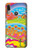 S3407 Hippie Art Case Cover Custodia per Motorola Moto E6 Plus, Moto E6s