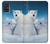 S0285 Polar Bear Family Arctic Case Cover Custodia per Samsung Galaxy A51