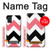 S1849 Pink Black Chevron Zigzag Case Cover Custodia per Samsung Galaxy A51