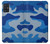 S2958 Army Blue Camo Camouflage Case Cover Custodia per Samsung Galaxy A51