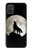 S1981 Wolf Howling at The Moon Case Cover Custodia per Samsung Galaxy A71