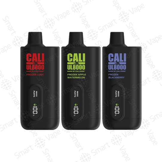 Cali UL8K Zero Nicotine 0% Smart Vape | 8000 puffs | disposable