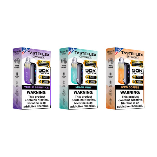 TasteFlex UltraLock 50K Puffs Smart Vape