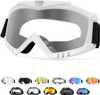 Dirt Bike Goggles, Windproof ATV Off-Road Goggle, Wide Vision Riding Motorcycle Goggles, Motorcycle Accessories