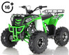 APOLLO COMMANDER DLX 125CC ATV w/Upgraded Chrome Rims, Auto With Reverse 4-Stroke, Single Cylinder, OHC