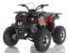 Apollo Focus-10 DLX 125cc ATV, Single Cylinder, Air Cooled, 4 Stroke 1Speed+Reverse - Fully Assembled and Tested - Red Side View