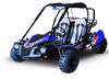 Trailmaster ULTRA BLAZER 200 Go Kart High Back seats, Live Rear Axle, Upgraded Carb, Double A-Arms, Coil Over Shocks - Blue