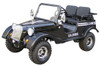 New Vitacci classic Jeep GR-5 125cc, 3-Speed with Reverse, Chrome Rims and Spare Tire - Black