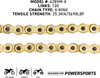 NICHE Gold 428 X-Ring Chain 130 Links With Connecting Master Link