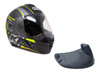 Ryker Model Full Face MMG Helmet - Multi-Color Design, DOT Approved