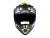 OFF Road MMG Youth Helmet. Model Motocross. Color: Matte Black/Blue. - (DOT APPROVED)