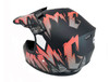 Off Road MMG Youth Motocross Helmet - Matte Black/Red (DOT Approved)