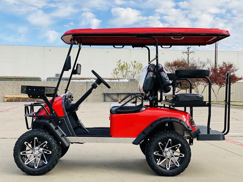 Buy New Red Dynamic Enforcer Golf Cart UTV Available for online sale.