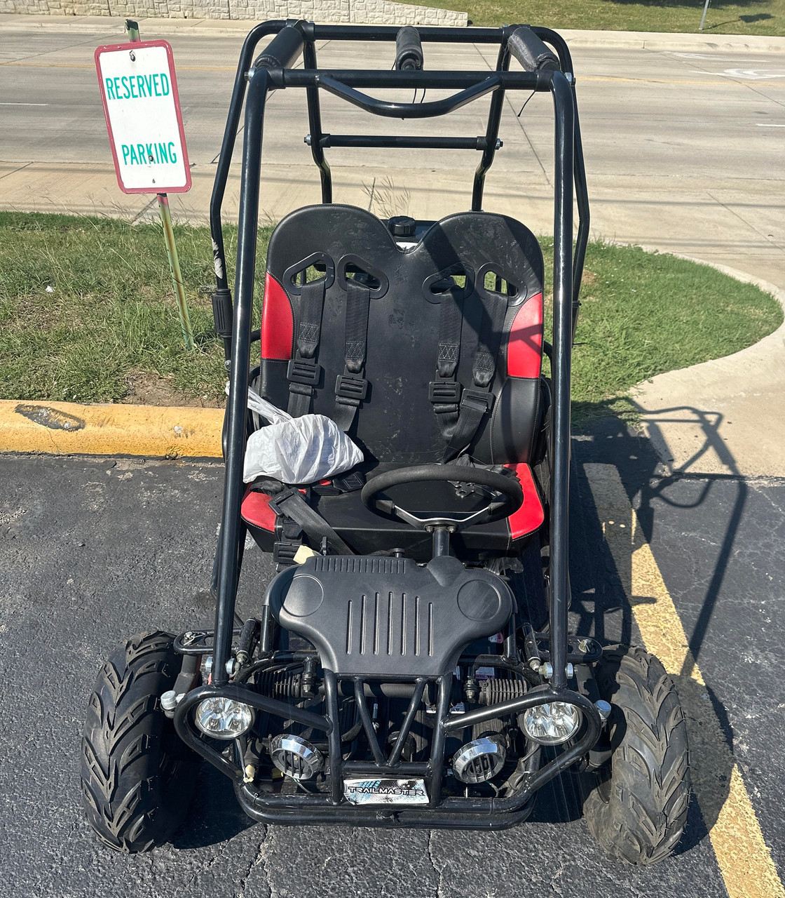 Display Model TrailMaster Mini XRX/R+ (Plus) Upgraded Go Kart with Bigger Tires, Frame, Wider Seat