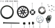 Lifan KP200 Rear Brake Disc Mounting Bolts(Image #11)
