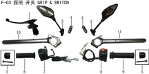Lifan Kpr200 Right Rearview Mirror(Image #03)