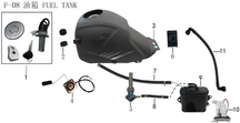 Lifan X-Pect 200 Shock Absorbing Pad Behind Fuel Tank (Image #06)