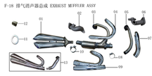 Lifan Lf250-D Muffler Connection Clamp Assembly(Image #08)