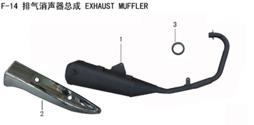 Lifan KP200 Muffler Gasket Assembly(Image #03)