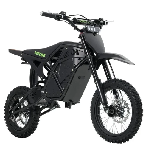 VIPCOO H3 Electric Dirt Bike – 3500W Mid-Drive, 48V 23Ah Battery & 37 MPH