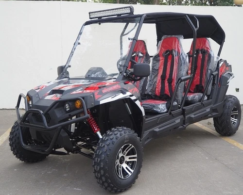 TrailMaster Challenger4 300EX EFI UTV, 4-Stroke, Single Cylinder, Water- Cooled - Red